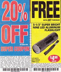 Harbor Freight 20% off & a free flashlight 5-3-2016..jpg