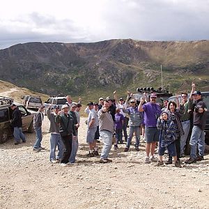 Group on Red Cone Mountain, Colorado