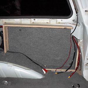 Amp baffle