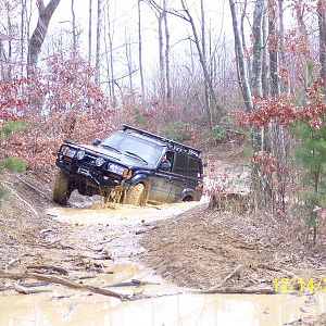 Toyota Landcruiser at Windrock