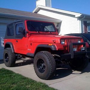 Wrangler after lift