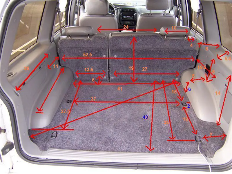 2013 Ford explorer cargo space dimensions #1