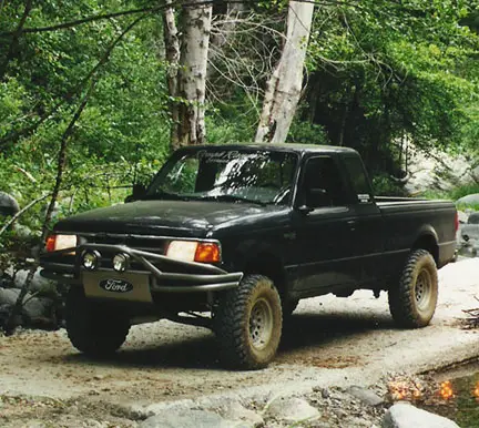 99 Ford ranger prerunner bumper #1