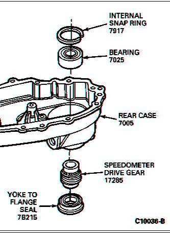 Drive explorer ford gear part replacement speedometer