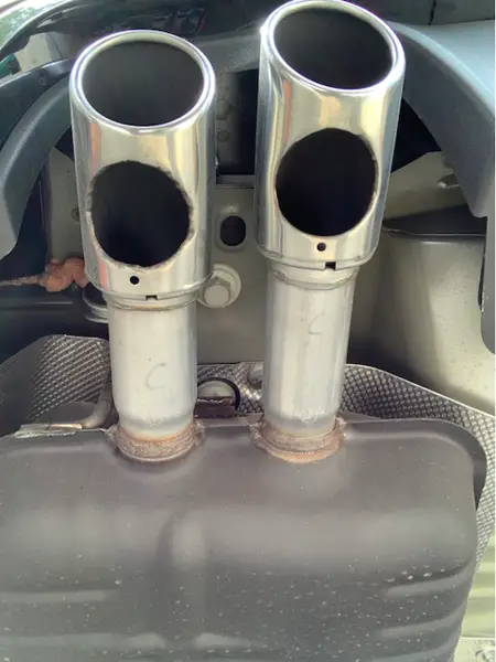 Changing The Exhaust Tips On The St Ford Explorer Ford Ranger Forums Serious Explorations
