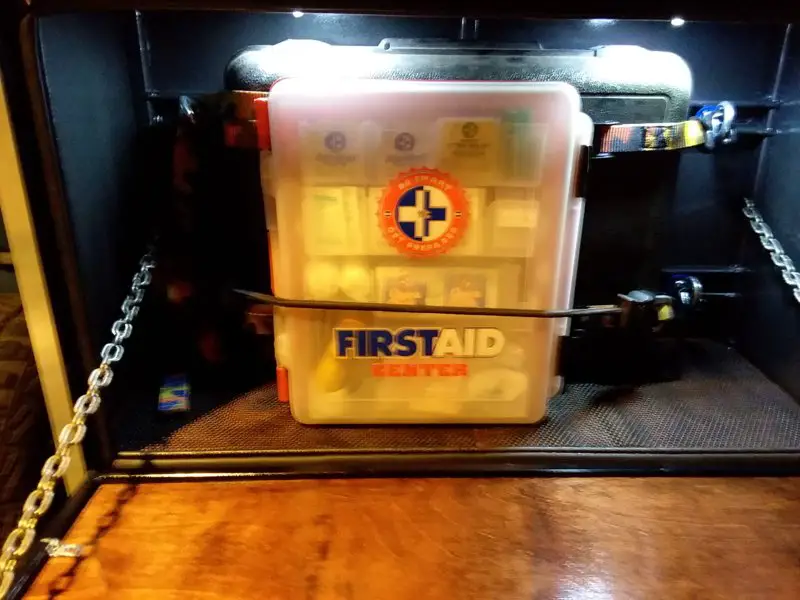 First aid kit in side box.jpg