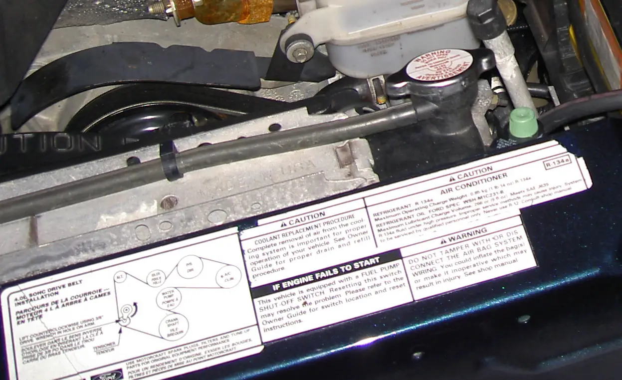 Radiator support labels no French.jpg