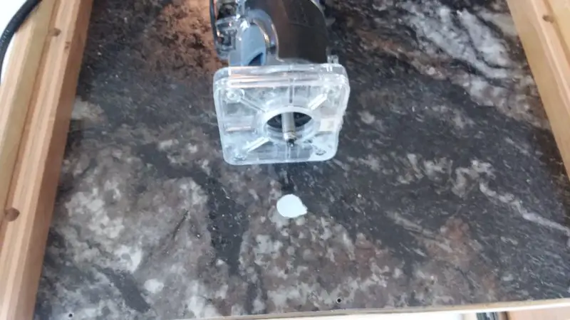 Sink laminate install and router hole.jpg