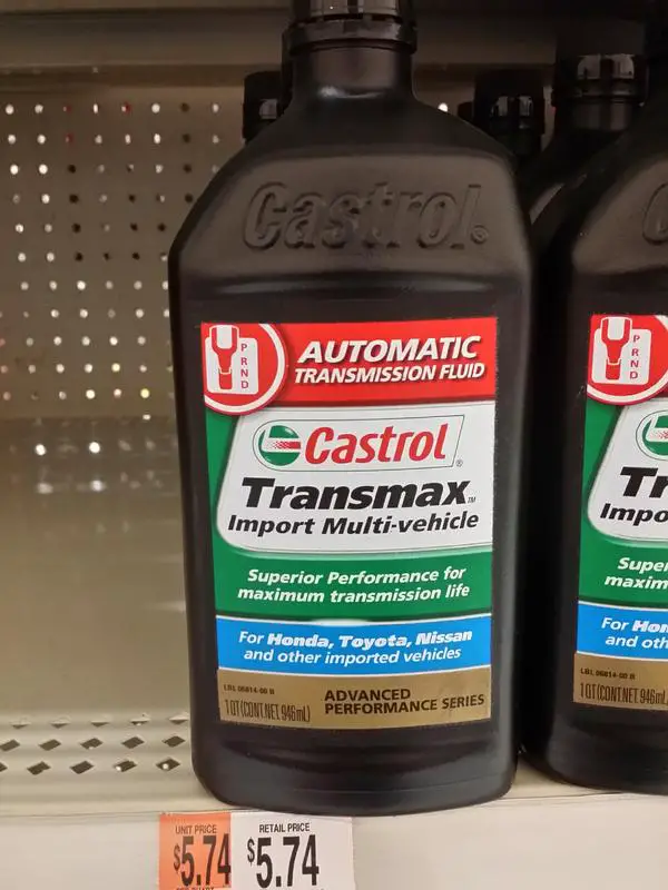 Castrol Transmax Full Synthetic Multi Vehicle ATF, assorted sizes