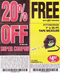 Harbor Freight 20% off & a free tape measure 8-17-2016..jpg