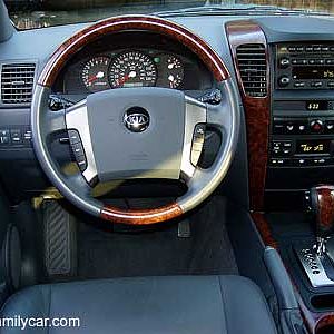 interior of the Kia Sorento