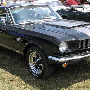 Black 65 Mustang