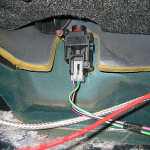 Fuel Pump inertia switch