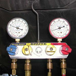 gauge set after initial charge