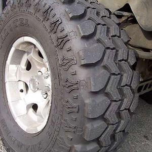Side View of Tire