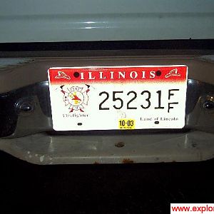 My firefighter plates