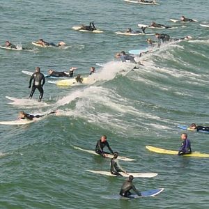 traffic jam in Santa Cruz