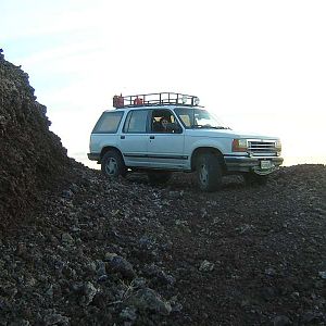 coming down the valcano