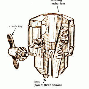 Jacobs chuck internal diagram.