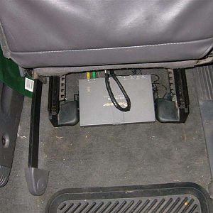 mounted under seatX