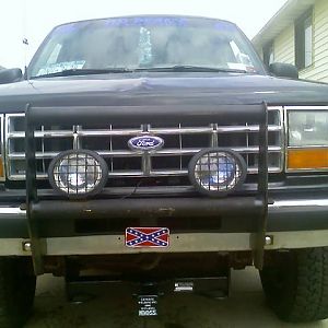 94 xlt with 31x10.50s and "custom" 92 ranger grille