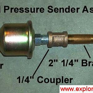 Oil Pressure Sender: Sender Assembly