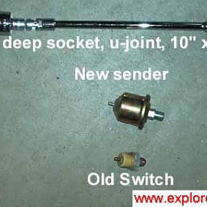 Oil Pressure Sender: Sender vs Switch