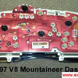 Rear of 97 Mountaineer Dash