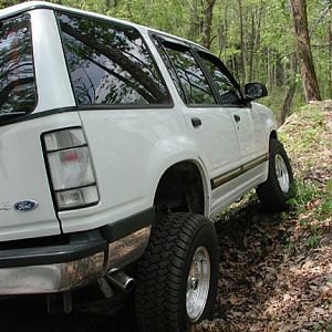 '92 X Suspension after lift