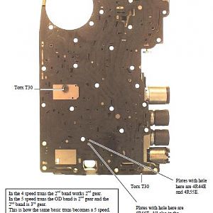 4R55E-5R55E separator plate differences.