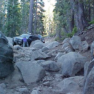 Ray in the Rocks