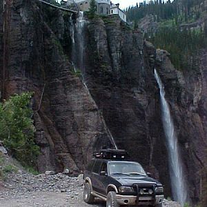 Bridal Veil Falls, Black Bear Pass Trail