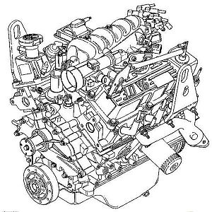 1993 Ford Aerostar 3.0L engine.