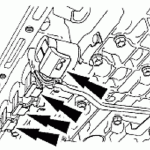 TCC, SSD, SSB, and EPC solenoid electrical connectors