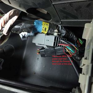 Wiring Power Seats