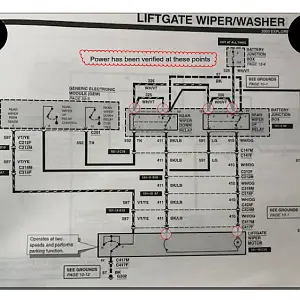 Lift Gate Wiper Schematic