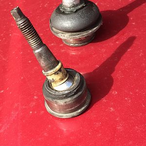 Worn ball joints