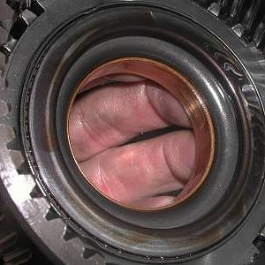 reverse of ring gear showing bearing