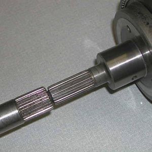 support for OD output shaft