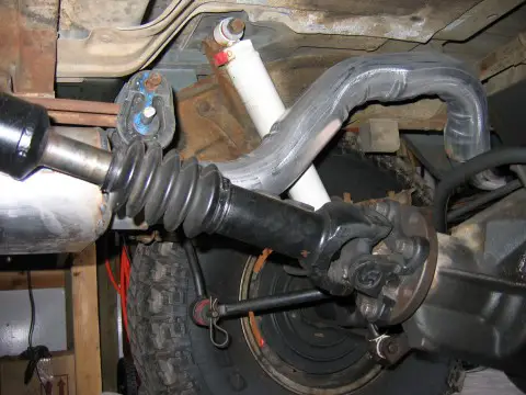 3" single out over axle