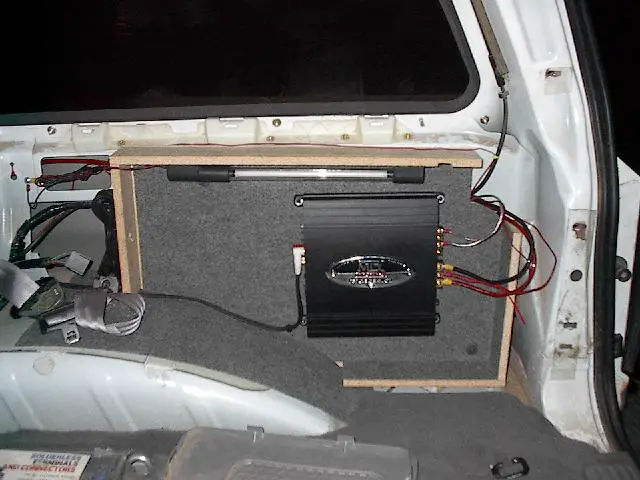 Amp mounted
