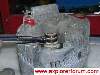 arm/brush contact surface.