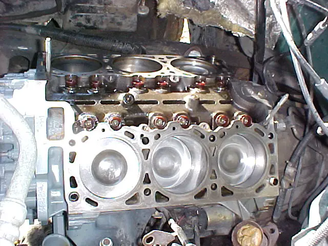Cleaned for new head gasket