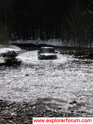 Clint crossing Dry River