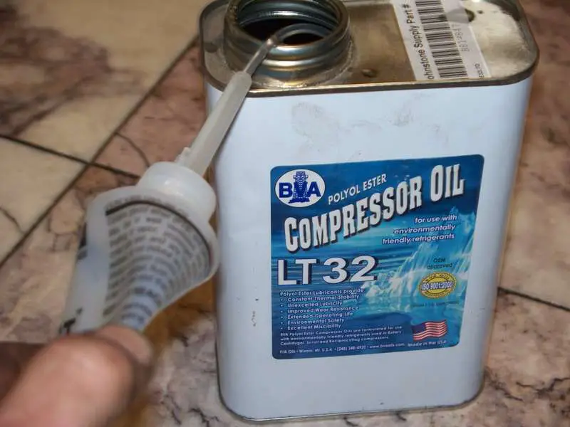 Compressor oil.