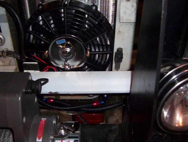 Cooler installed