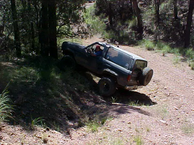 "Dude the trails over there!!!"