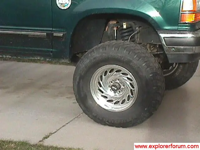 Evo wheel on Explorer
