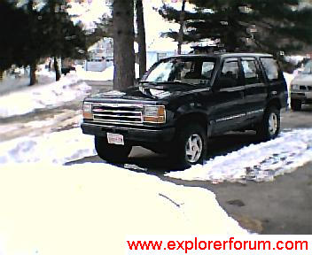 FourXFred's explorer in driveway