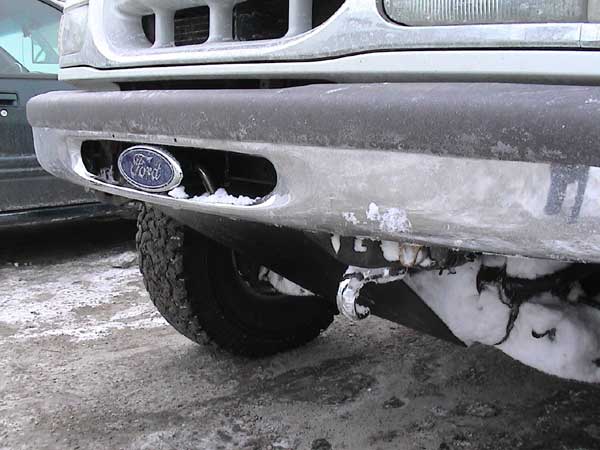 Front Reciever hitch & skid plate